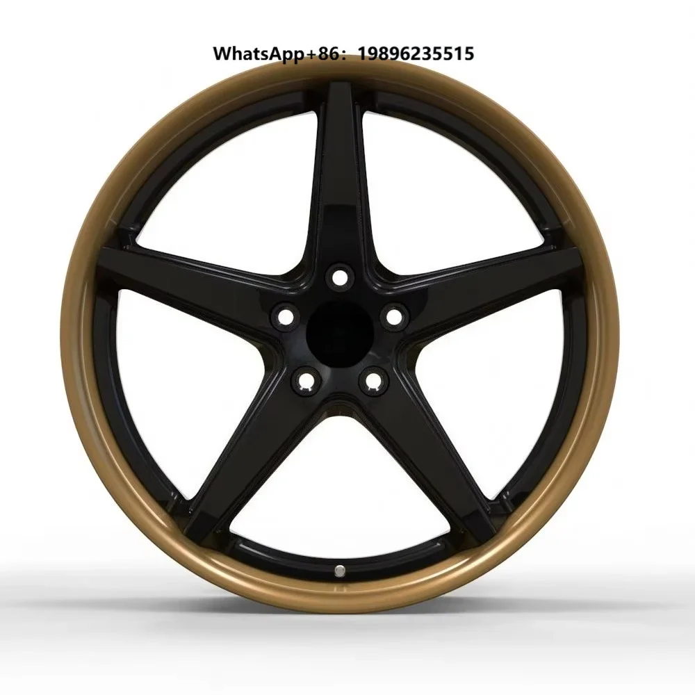 New Source Factory Custom Two-Piece Forged Aluminium Alloy 6061-T6 Wheel Hub Mesh Design High QualityFinish 30mm 20mm