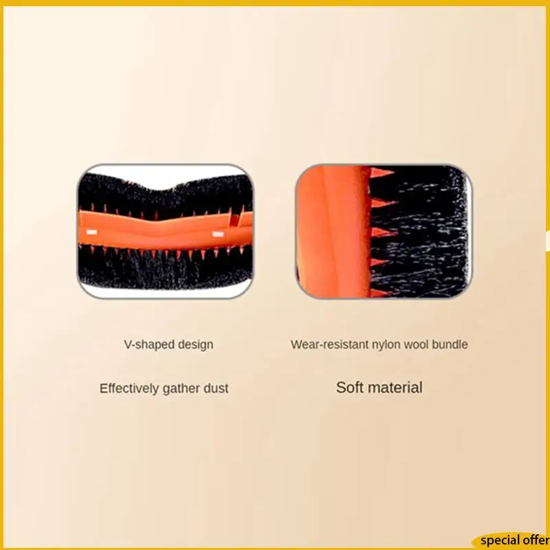 

A61I для Dreame Bot L20 Ultra/L20 Ultra, комплектные запасные части, аксессуары, роликовая боковая щетка, фильтр, накладка для швабры, мешок для пыли