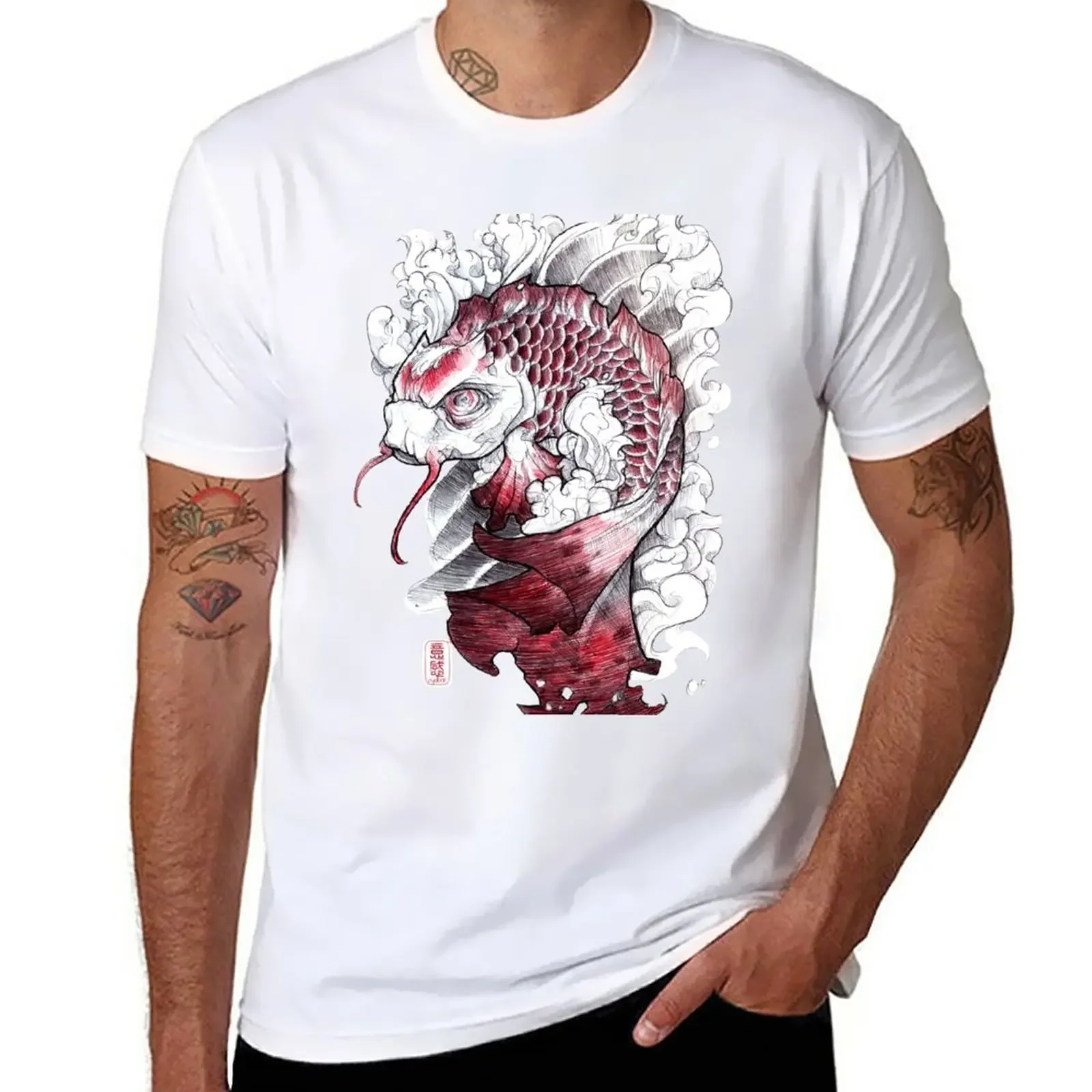 

New shigeki.zumi: tattoo sketchbook: 008 T-Shirt custom t shirts plain black t shirts men
