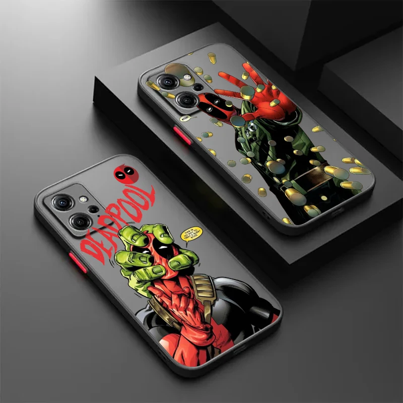 

Marvel Deadpool Wade Cool Frosted Translucent For Redmi 8 3 9A 9C 9AT 9 9T 13R 10A 10C 10 11A 12C 12 13C 5G Soft Phone Case