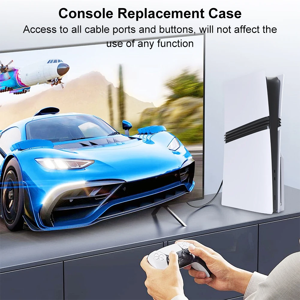 แผ่นสําหรับ PS5 Pro Disc/Digital Edition คอนโซลแผงเชลล์ Anti-Scratch ard Shell แผ่นคอนโซลป้องกันฝุ่น