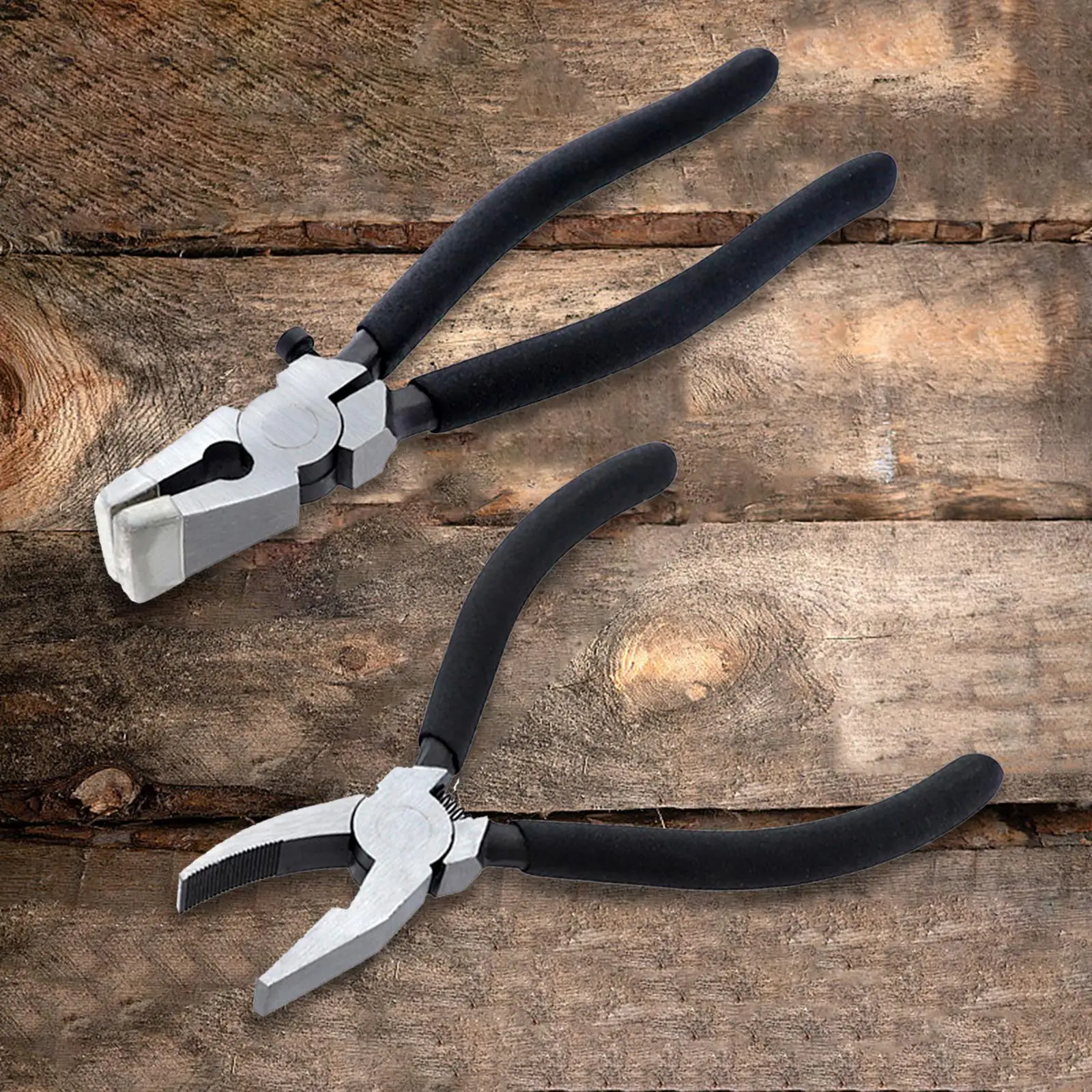 Glass Cutter Tool Glass Breaking Pliers High Carbon Steel Adjustable Trimming