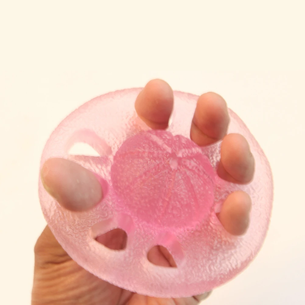 

8-Hole Grip Stress Balls Hand Trainer Relief Gripper Finger Force Strengthener Comfortable TPE Elastic Exercise Gym Bag Travel