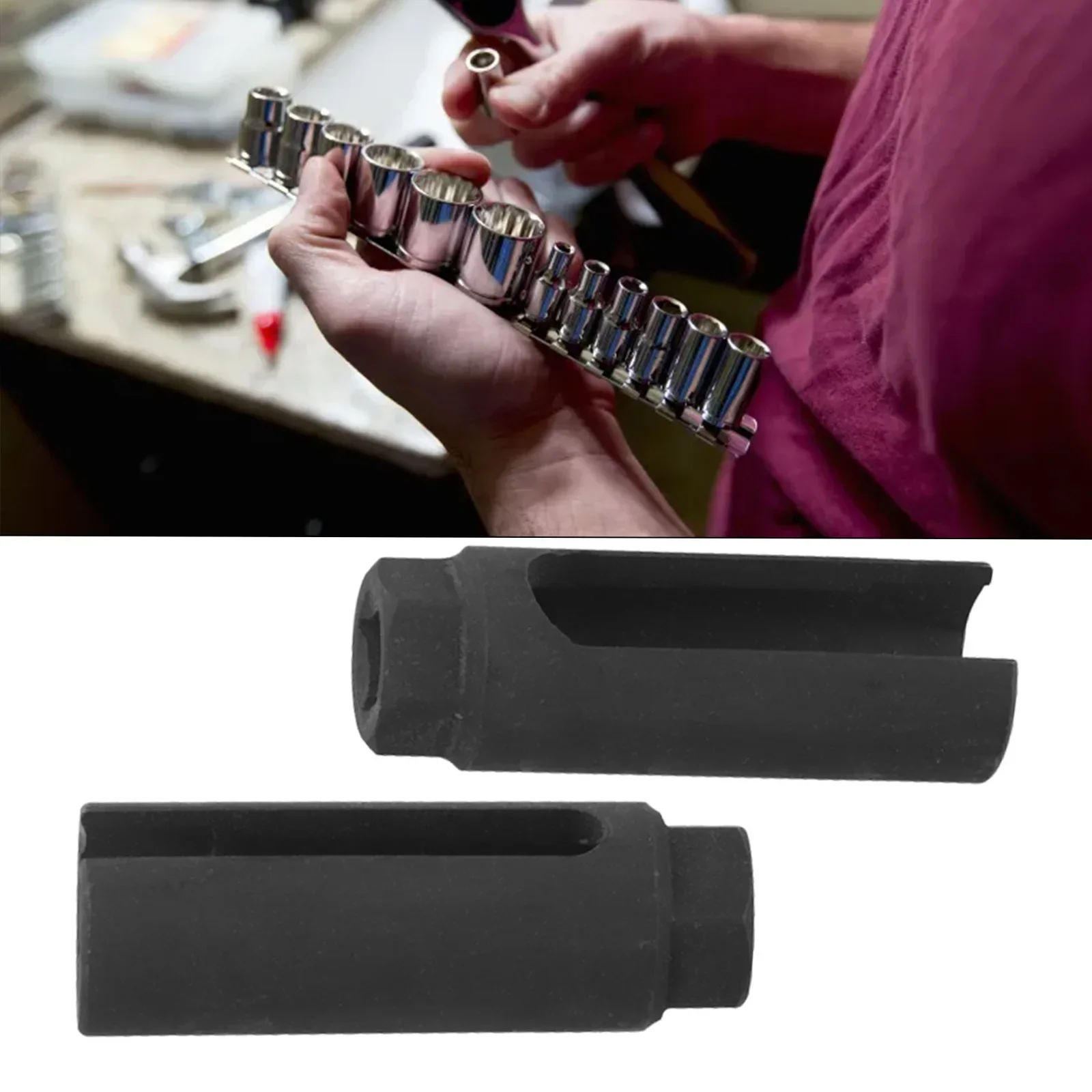 

Инструмент для снятия гнезда датчика кислорода, 2 шт., шеститочечная розетка, хром-ванадиевая для привода 1/2 дюйма, отвертка, отвертка, стержни