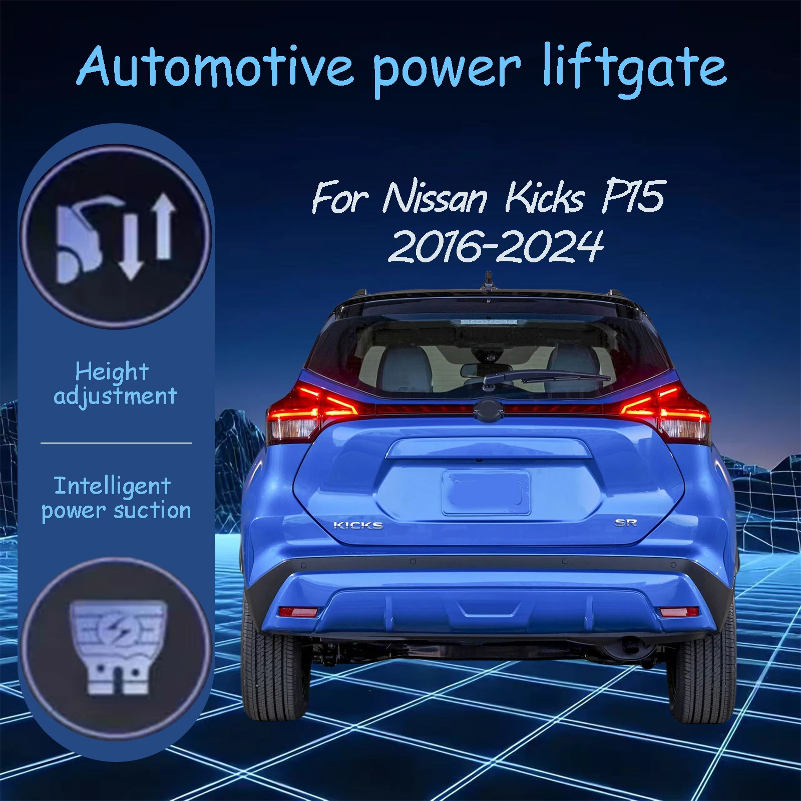 

For Nissan Kicks P15 2016-2024 Electric tailgate automatic suction locks suitable Trunk modification system