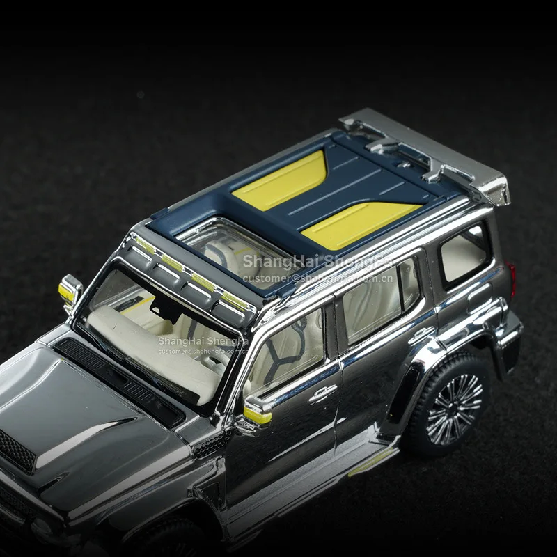 TOOY 1:64 Tank 300 Cyber Edition by Crossover Automobile - Modified SUV Alloy Die-Cast Model, Off-Road Vehicle Collector‘s Car