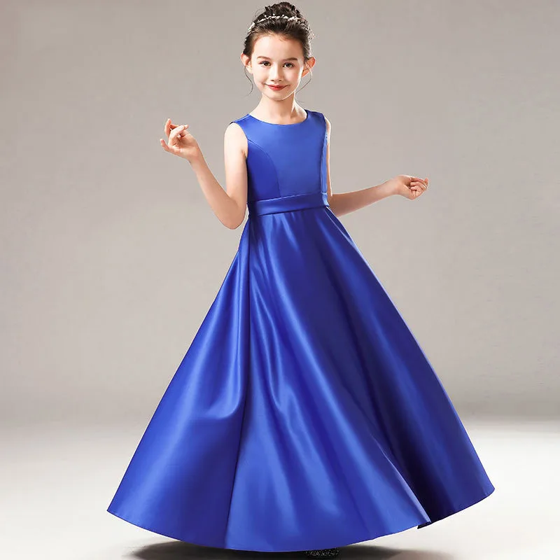 Princess Baby Girls Dress Piano Competition Costume Clothing Fashion Children Dresses Evening Birthday Party Dresses Gifts 2024