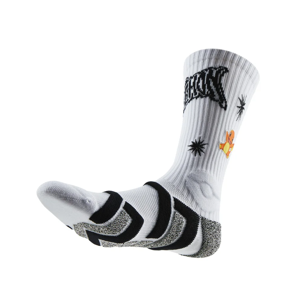 Veidoorn Premium Basketball Socks Elastic Moisture-Wicking Outdoor Anti Slip Crew Socks Extra Thick