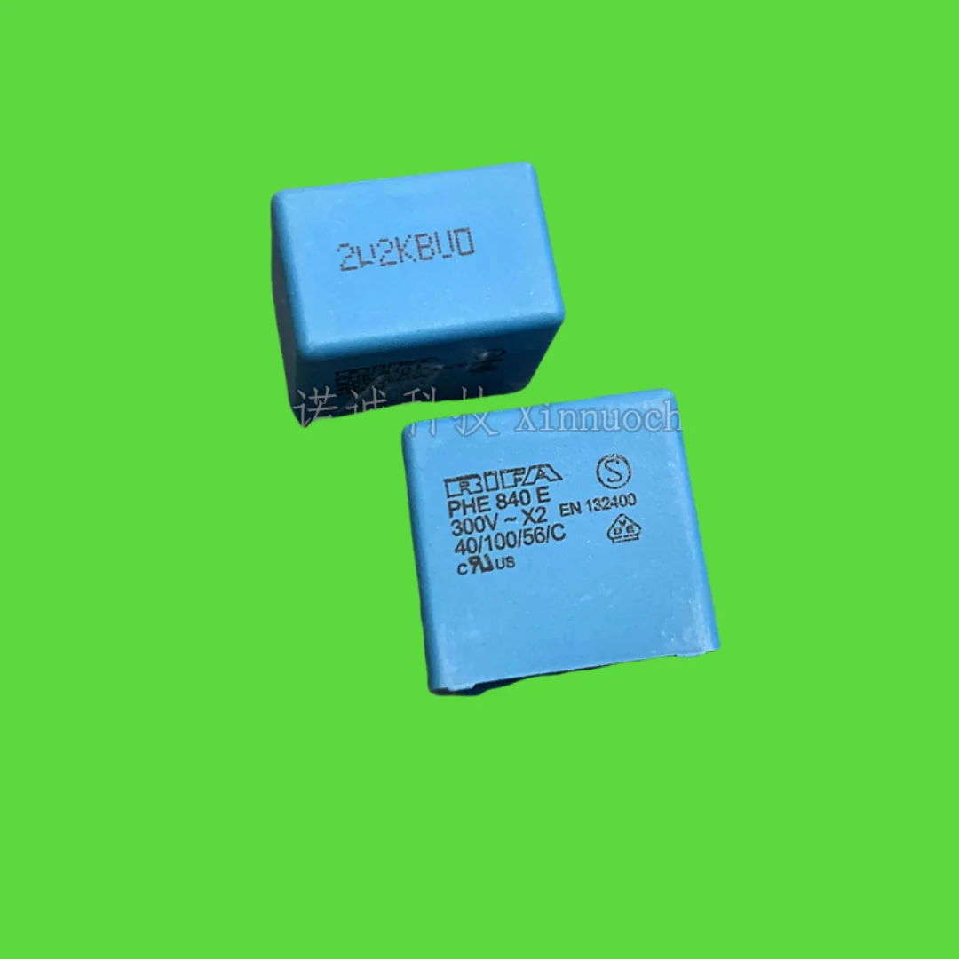 10 個/300VAC 225 2.2UF 300V 2U2 PHE840E X2 安全ゲージコンデンサ足距離 27.5 ミリメートル