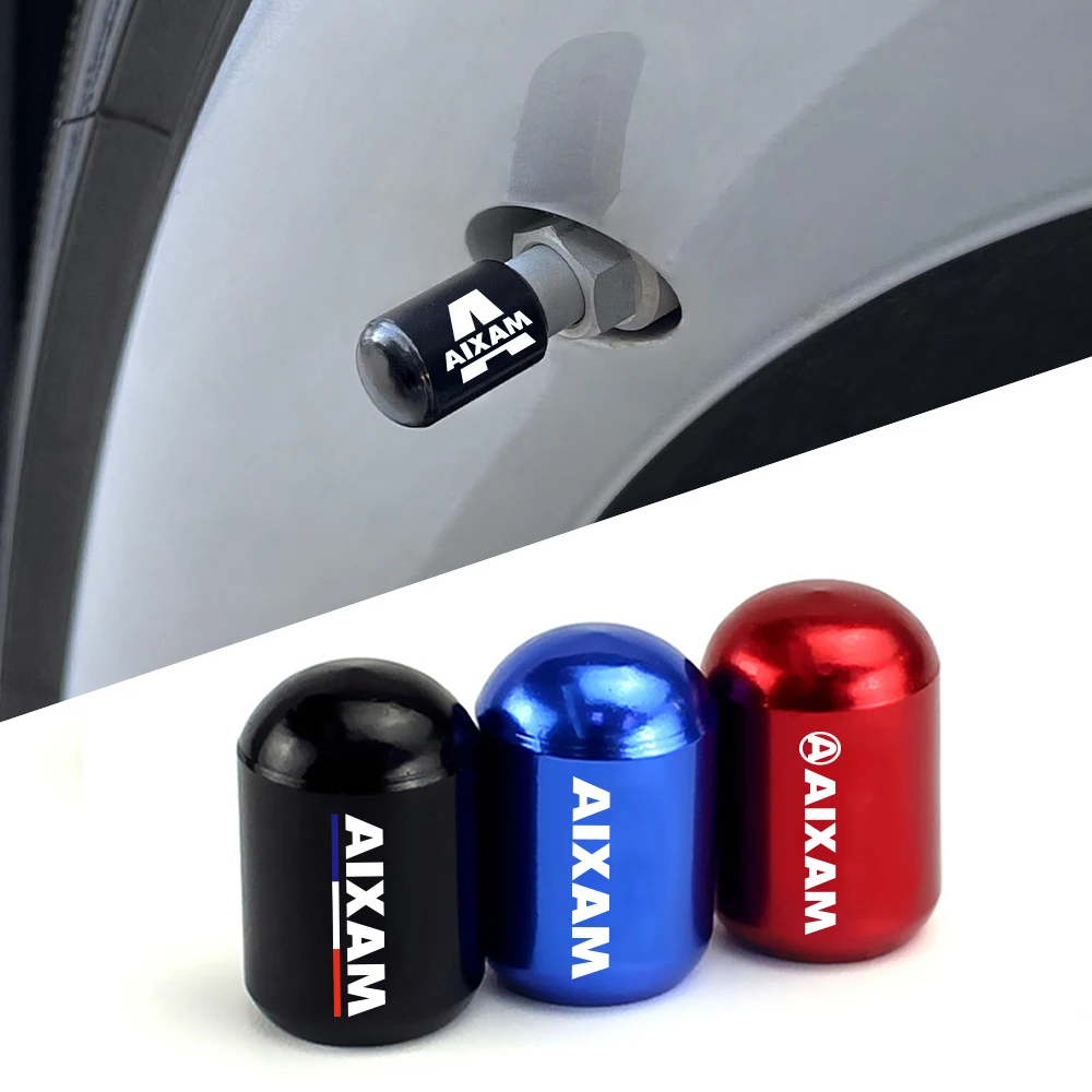 For Aixam Gto Gti City Minauto Mega EAixam 400 Crossline Evo Coupe Crossover 500 Scouty 4PCS Car Tire Valve Cap Auto Accessories