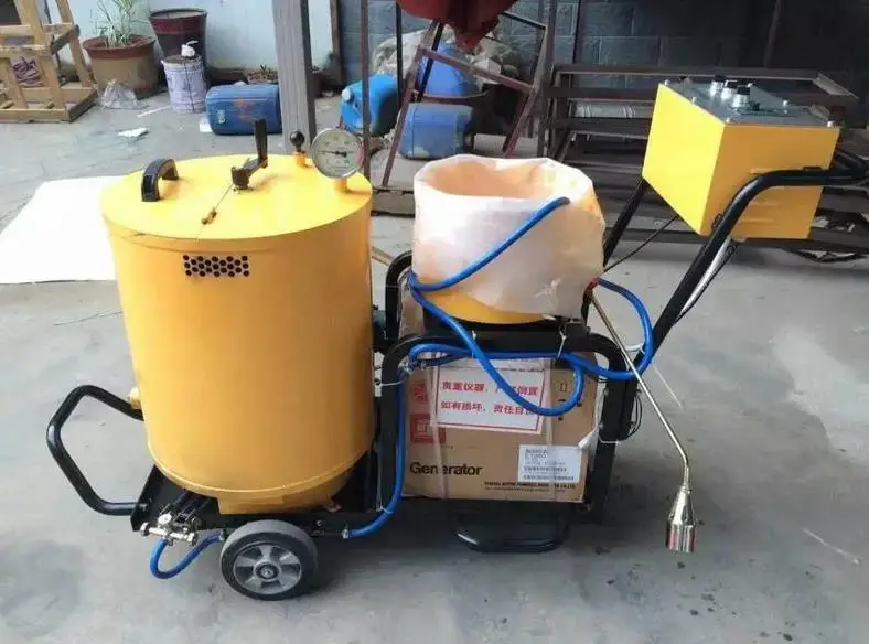 60l Asphalt Crack Filling Machine Concrete Crack Filler Joint Sealing Machine Hand-Push Asphalt Concerete Crack Sealing Machine