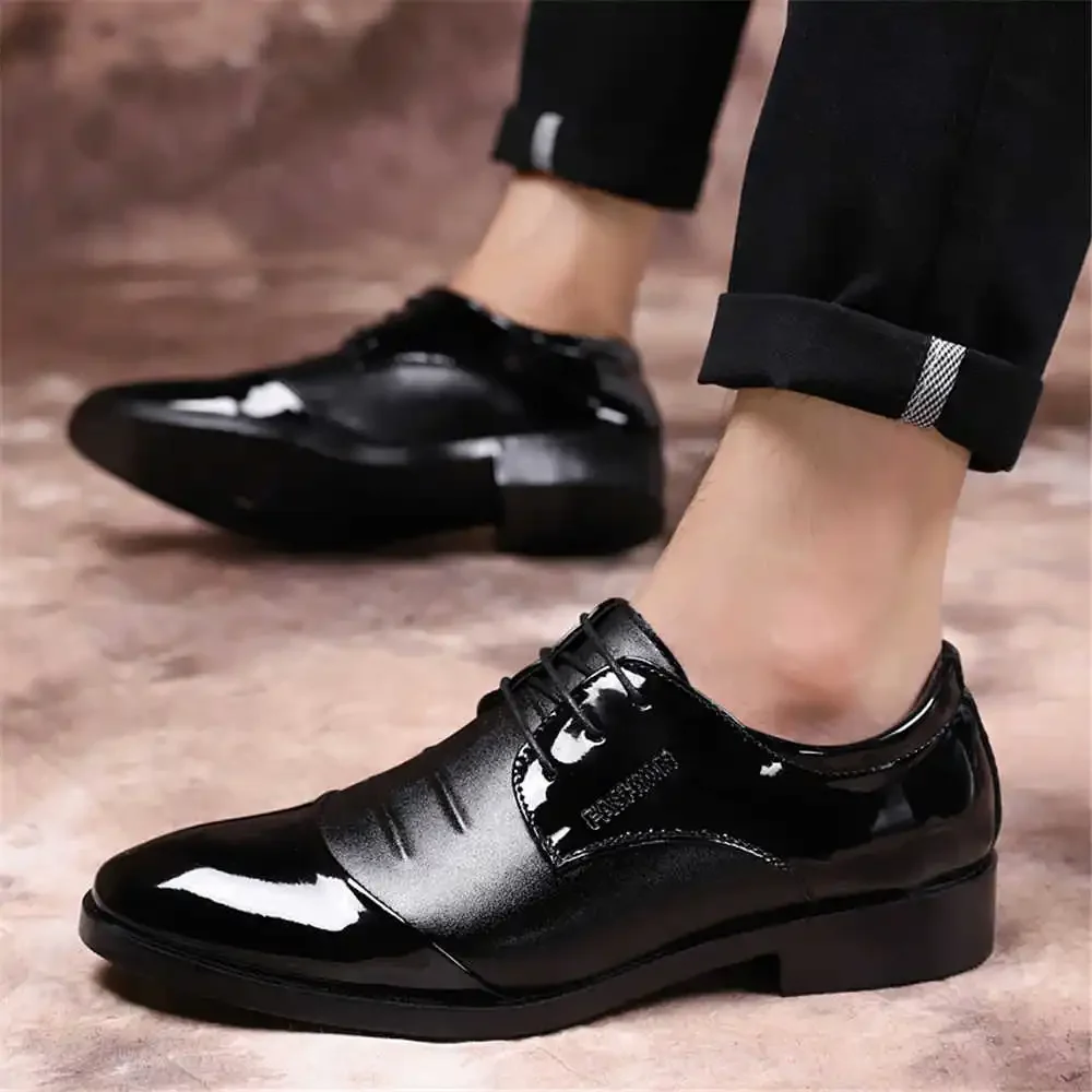 Ecoleather Size 41 Pink Dress Shoes For Men Heels Men's Skateboarding Shoes Formal Shoes Sneakers Sports High Tech Daily