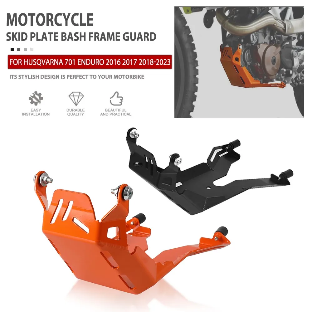 

Motorcycle Engine Protection Cover Chassis Under Guard Skid Plate For Husqvarna 701 Enduro 2016 2017 2018 2019 2020 2021 - 2023