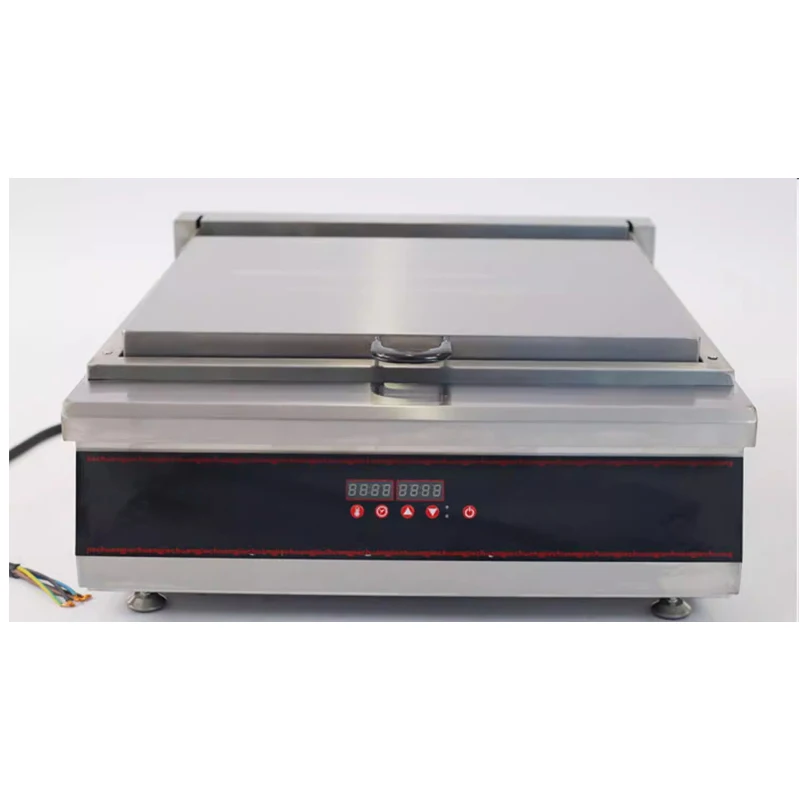 Commercial Dumpling Buns Gyoza Frying Machine Stainless Steel Or Glass Cover Digital Panel Electric Dumpling Gyoza Cooker