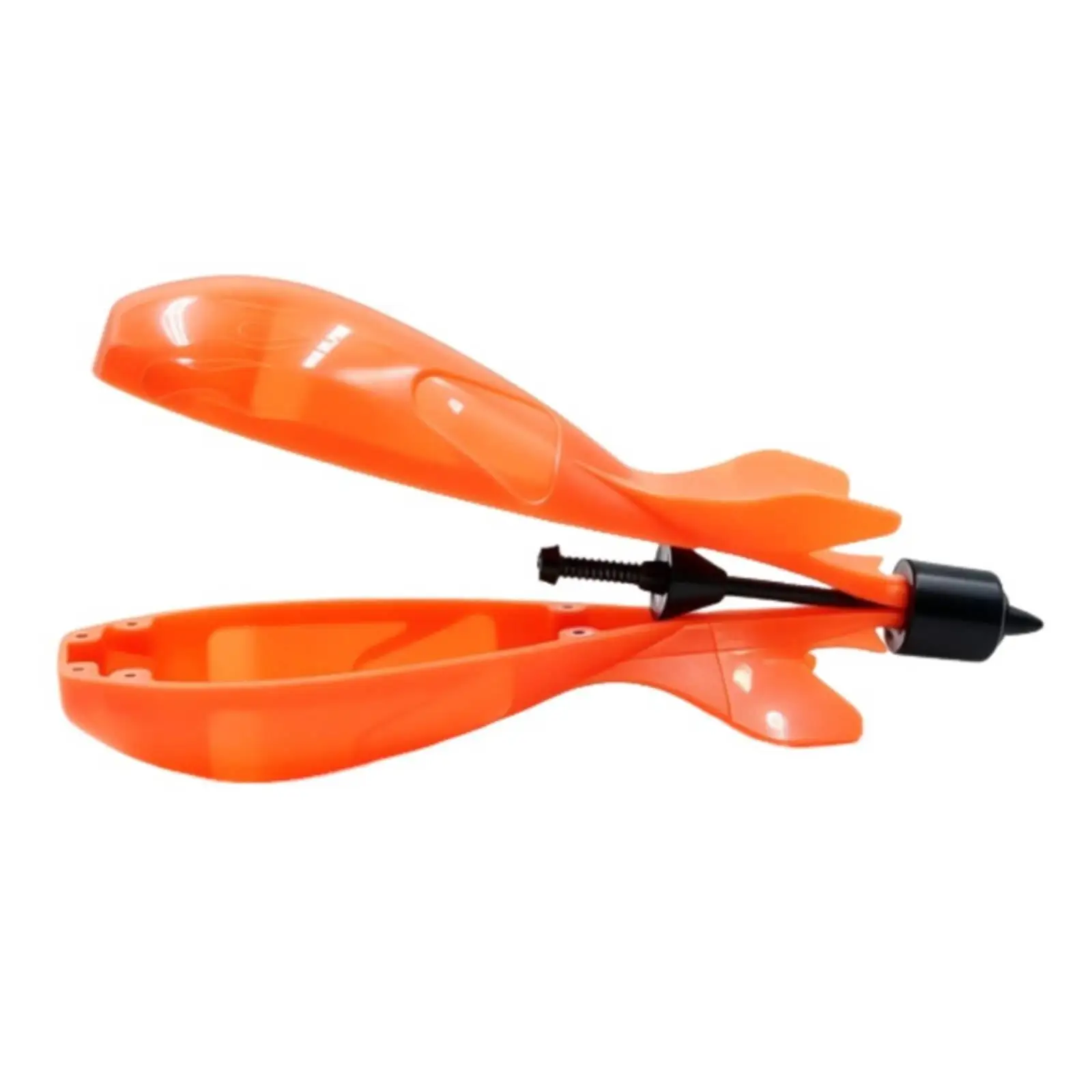 Fishing Tackle Feeder Dispenser Torpedo ABS Plastic Orange Black for Carp Fishing Accessory Tool Box