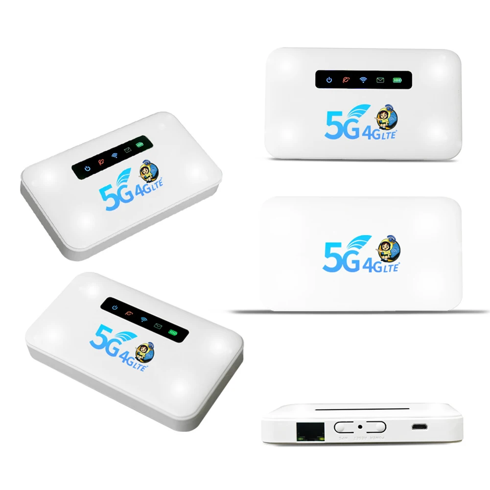 Mobile WiFi Hotspot Portable 4G Wireless Router CAT4 150Mbps 2600mAh Battery with SIM Card Slot for Outdoor Travel