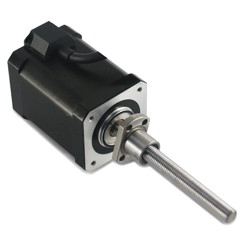 Screw motor Stepping motor Through telescopic