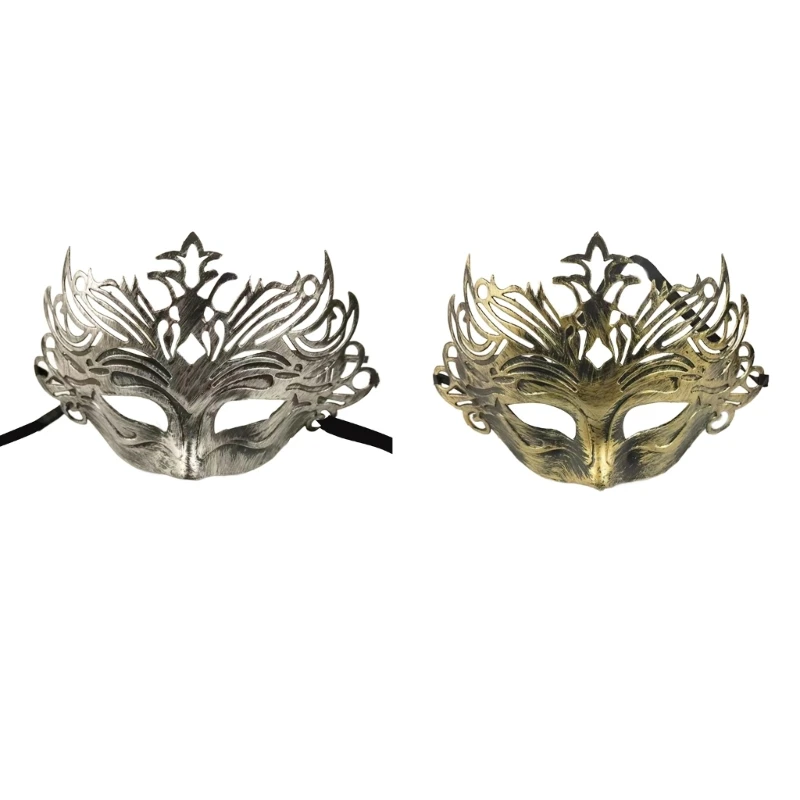 Máscara de fantasia Masquerade Ball-Mask Halloween Mardi Gras-Cosplay Party Masque Masque Masque Half Mask Props