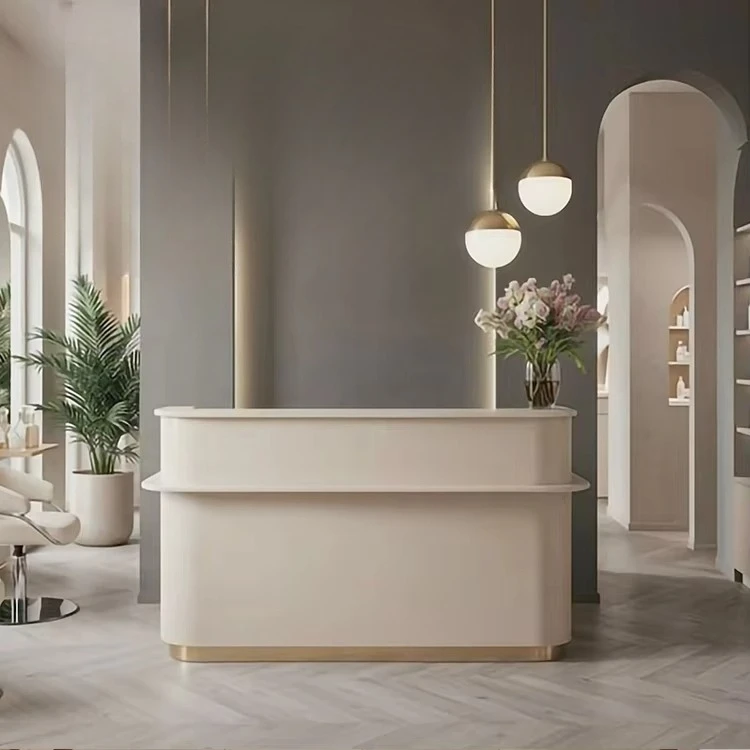 

&c Minimalist Modern Clothing Store Cashier Counter Beauty Salon Light Luxury Small Reception Desk