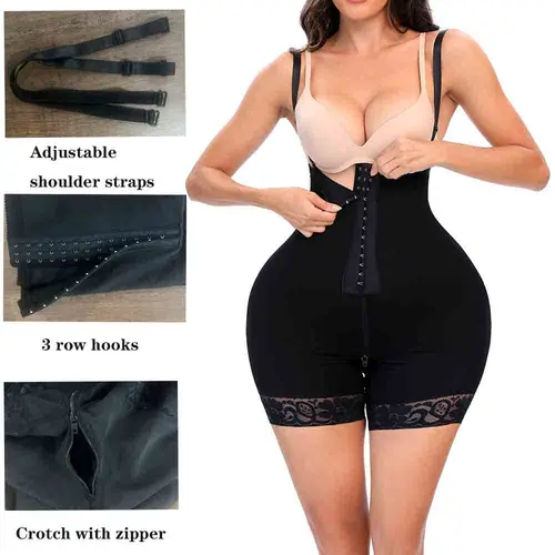 Imagen 2 del producto Naisstoo Shapewear Fajas reductoras Mujeres para control del abdomen Bragas moldeadoras de cuerpo de cintura alta