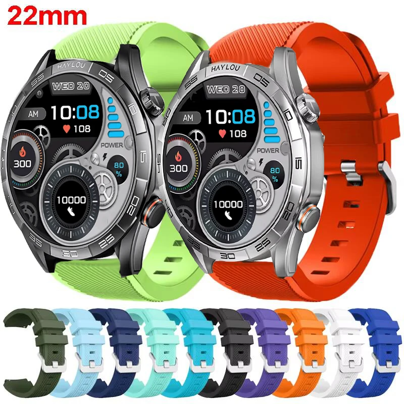 22Mm Silicone Strap…