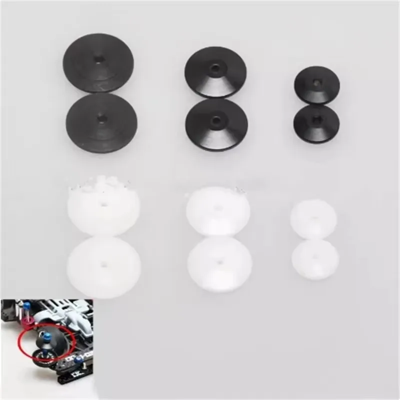 

4WD 11,15,17mm anti-hang anti-tilt wheel 15436 black/white pair price