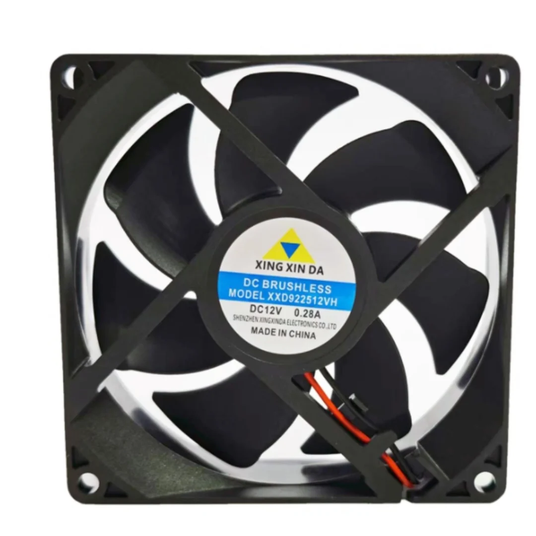 

XXD922512VH DC 12V 0.28A 92x92x25mm 2-Wire Server Cooling Fan