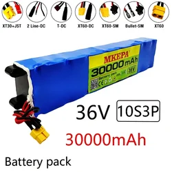 10S3P 36V 30000mAh 36v Electric lpega Scooter Battery Pack 18650 Lithium M365 Electric Scooter 36V Battery Scooter