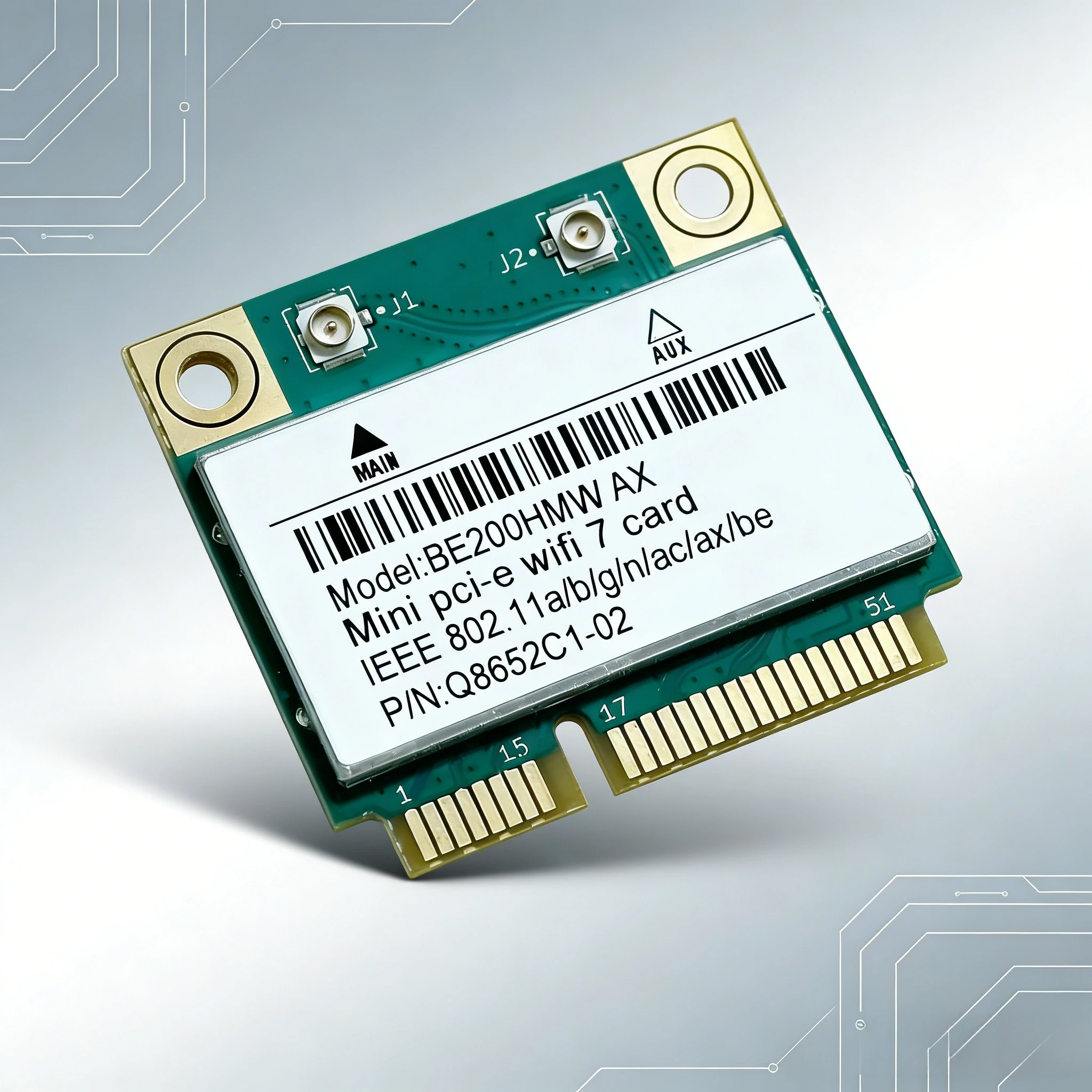 be200-be200hmw-ミニ-pcie-wifi-7-ネットワークカード-トライバンド-24g-5g-6ghz-bluetooth-54-ワイヤレスアダプター-pc-windows-10-11-用