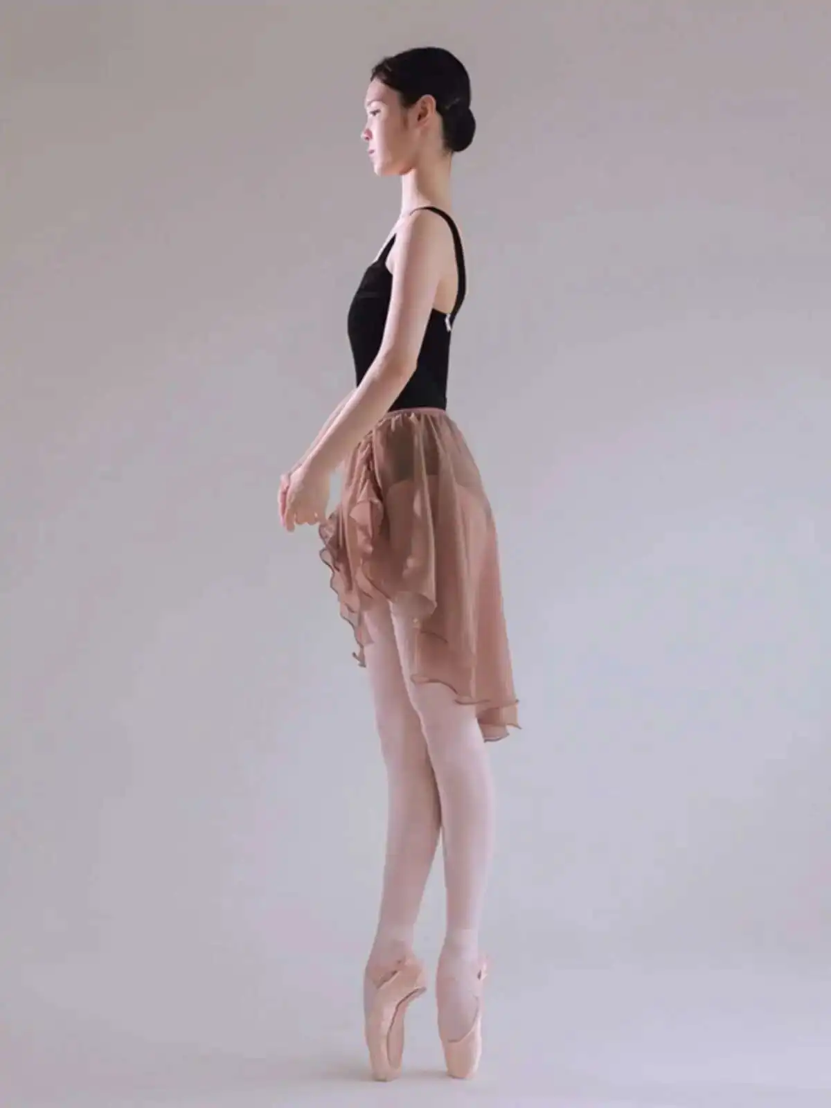 발레 의상, 성인 꽃잎 스커트, 새로운 댄스 거즈 스커트, 댄스 아트 시험 바디 의류, 기본 트레이닝 의류, 연습 스커트,