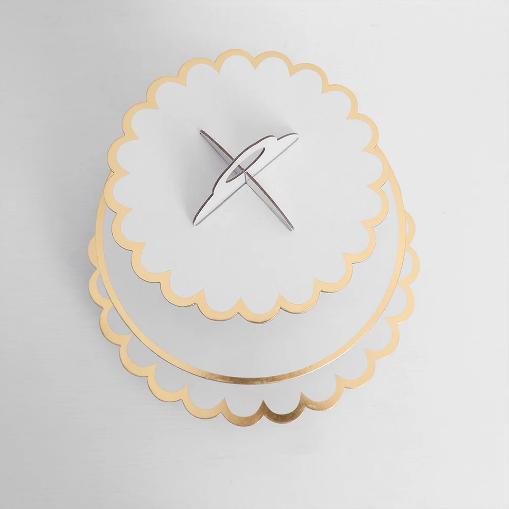 

2 Pcs Cake Stand Stands Display Cup Two Party Dessert Holder for Table Cupcake Unit