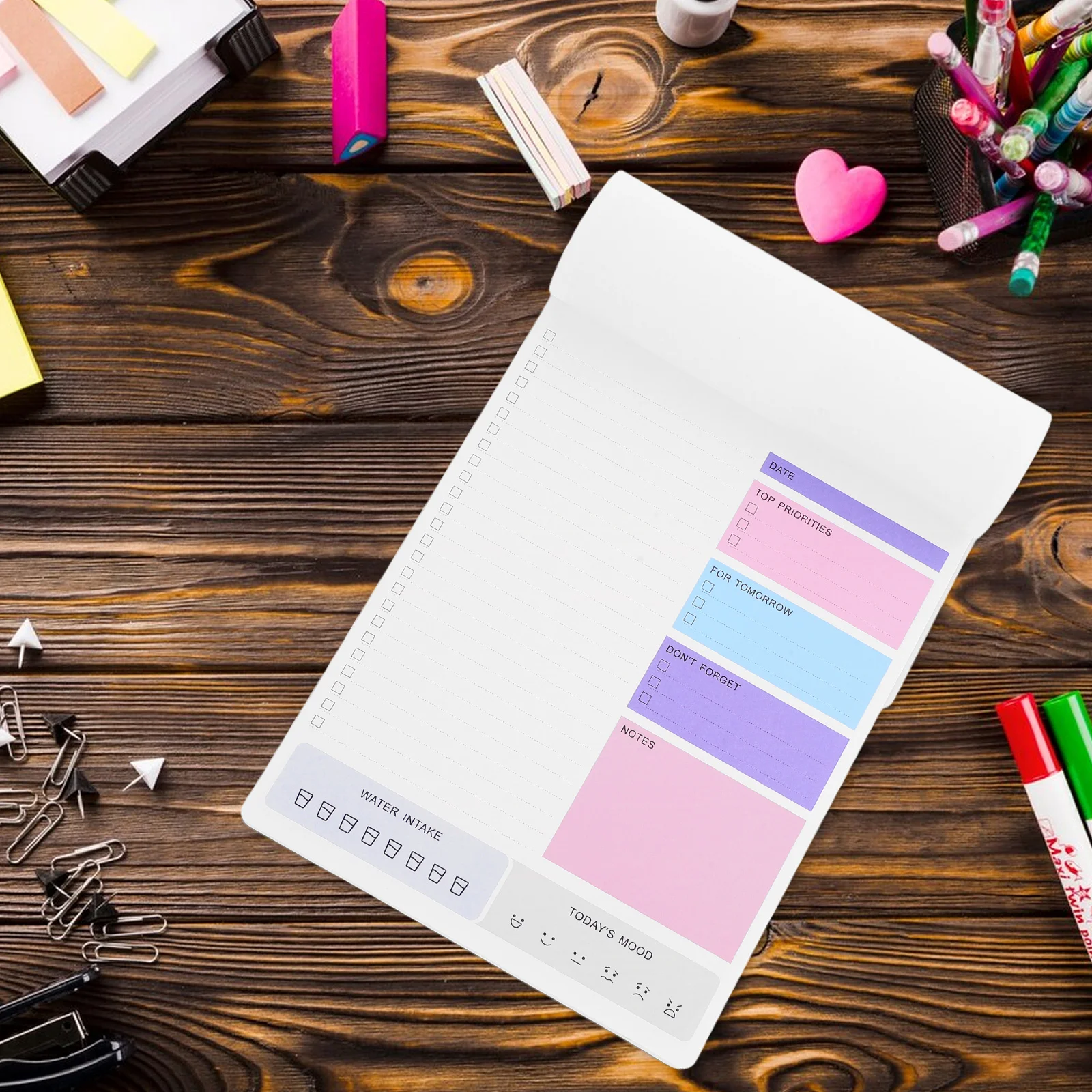 

Creative Minimalist Schedule Book Notepad Tear Off Pages Large Capacity Robust Paper Daily Planner Cute Reminder Portable Work