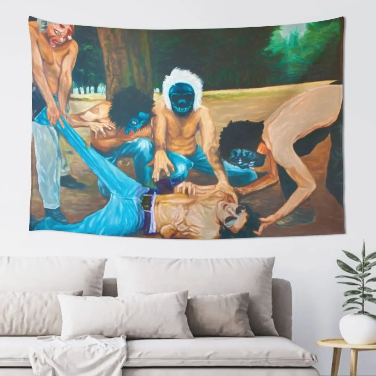 

Another Painting from The Royal Tenenbaums Tapestry Home Decorations Aesthetic Wall Decor Hanging Tapestry