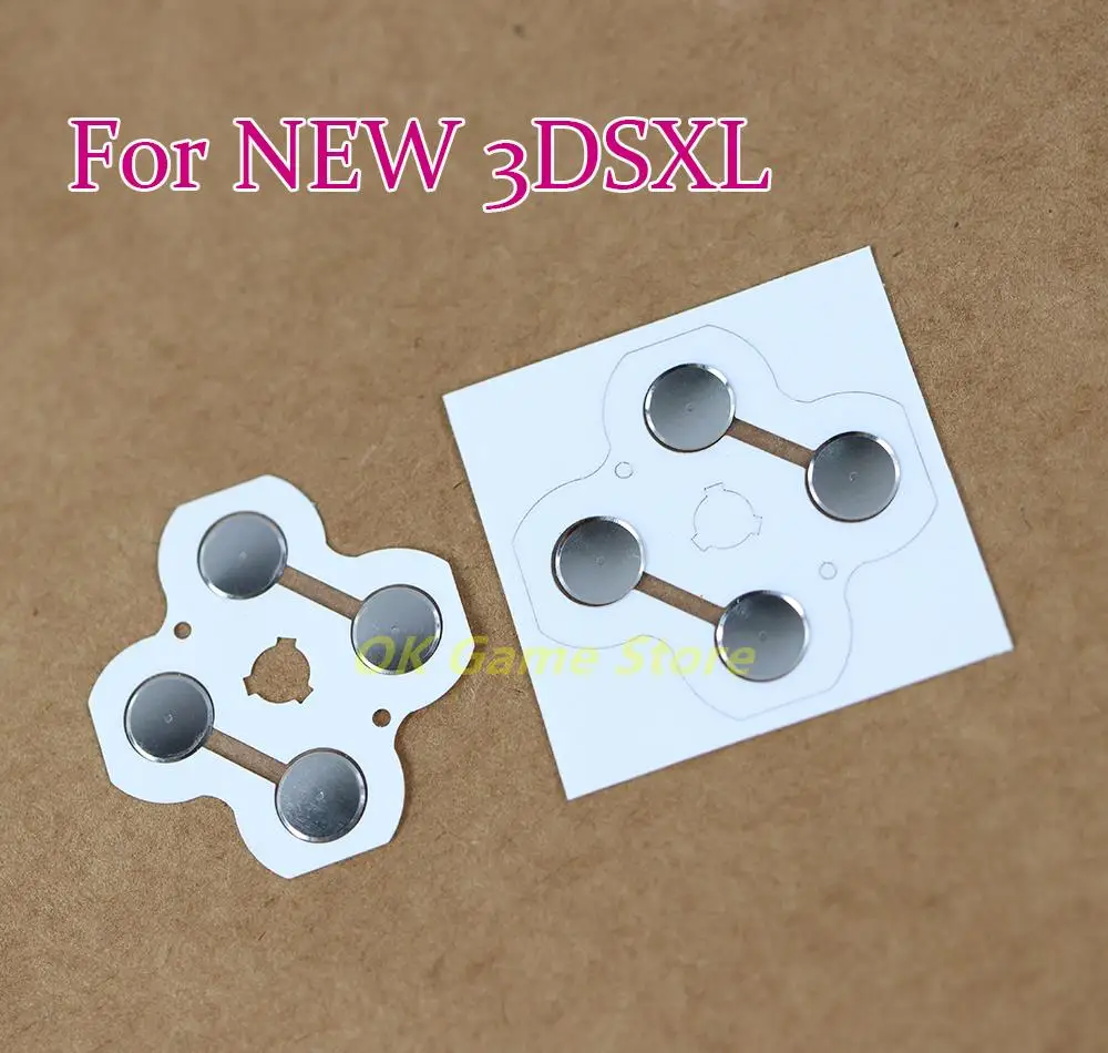 

300pcs/lot For New 3ds xl ll cross key abxy button conductive film strip for new 3dsxl/3dsll repair parts