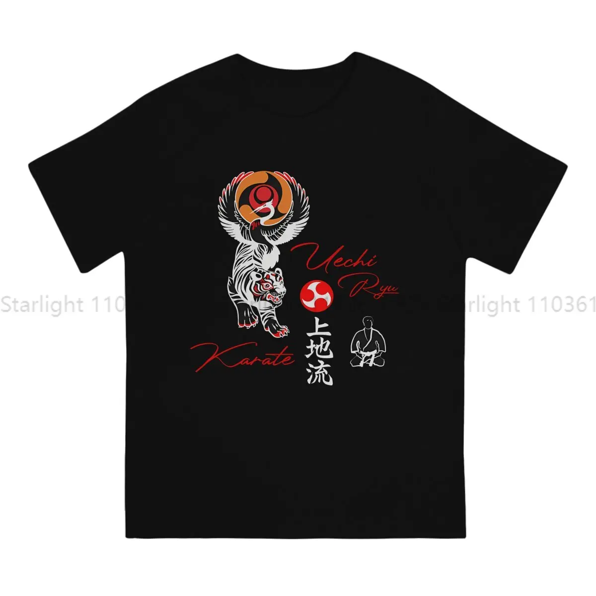 Uechi Ryu Soul Martial Arts TShirt For Men Kyokushin Karate Bushido Clothing Style T Shirt Comfortable