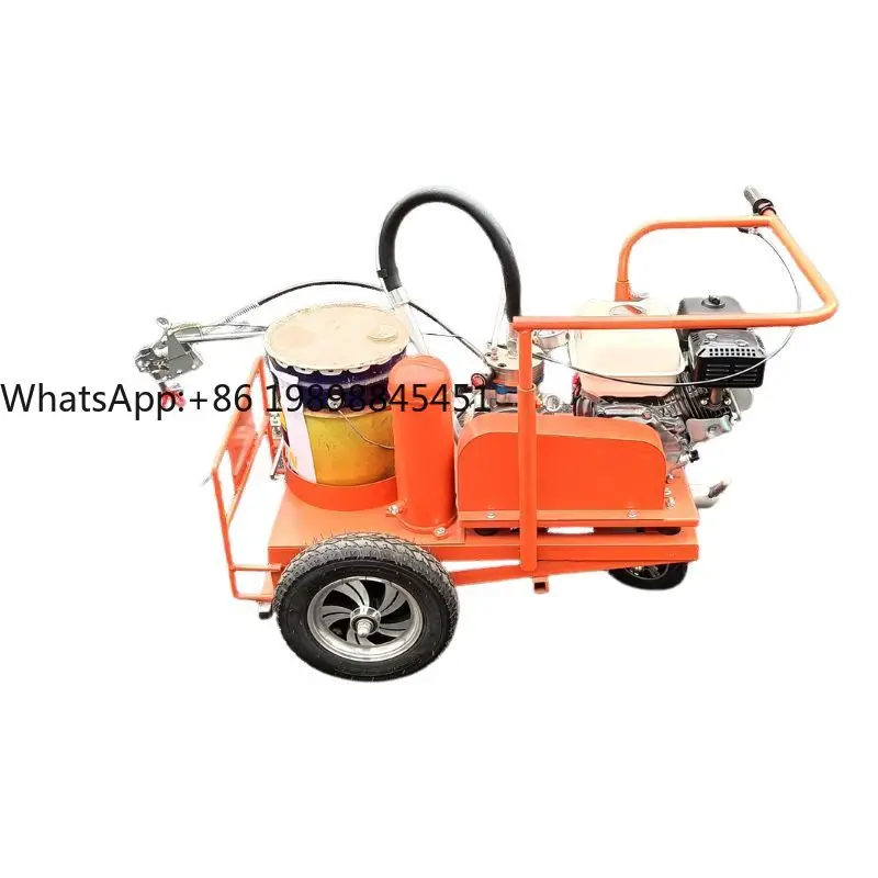 

Cold Paint Road Line Paint Machine for Pedestrian Walkways & Parking Areas Pump Equipped Road Marking Equipment