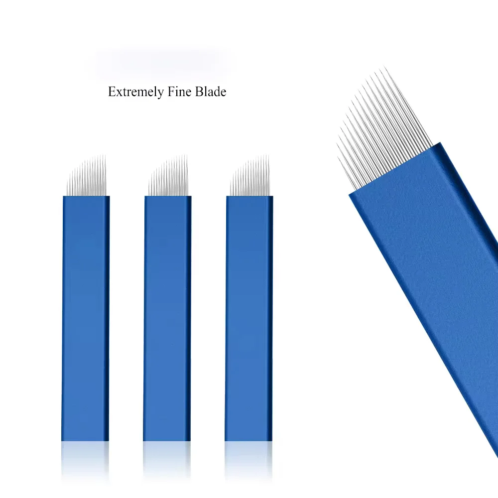 إبر للميكروبليدنج الدائم ، إبر تطريز ، مكياج دائم ، وشم PMU ، لوازم وشم الحواجب ثلاثي الأبعاد ، من من من 50 إلى 50