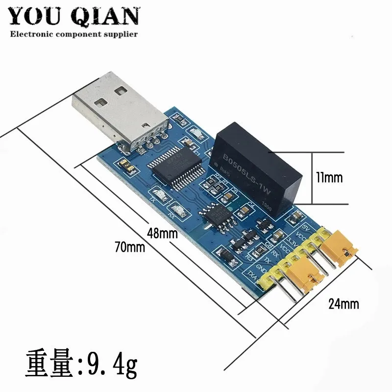 Mini FT232 Isolation Serial Port Module USB to TTL USB to Serial Port Magnetic Isolation FT232RL Photoelectric Isolation