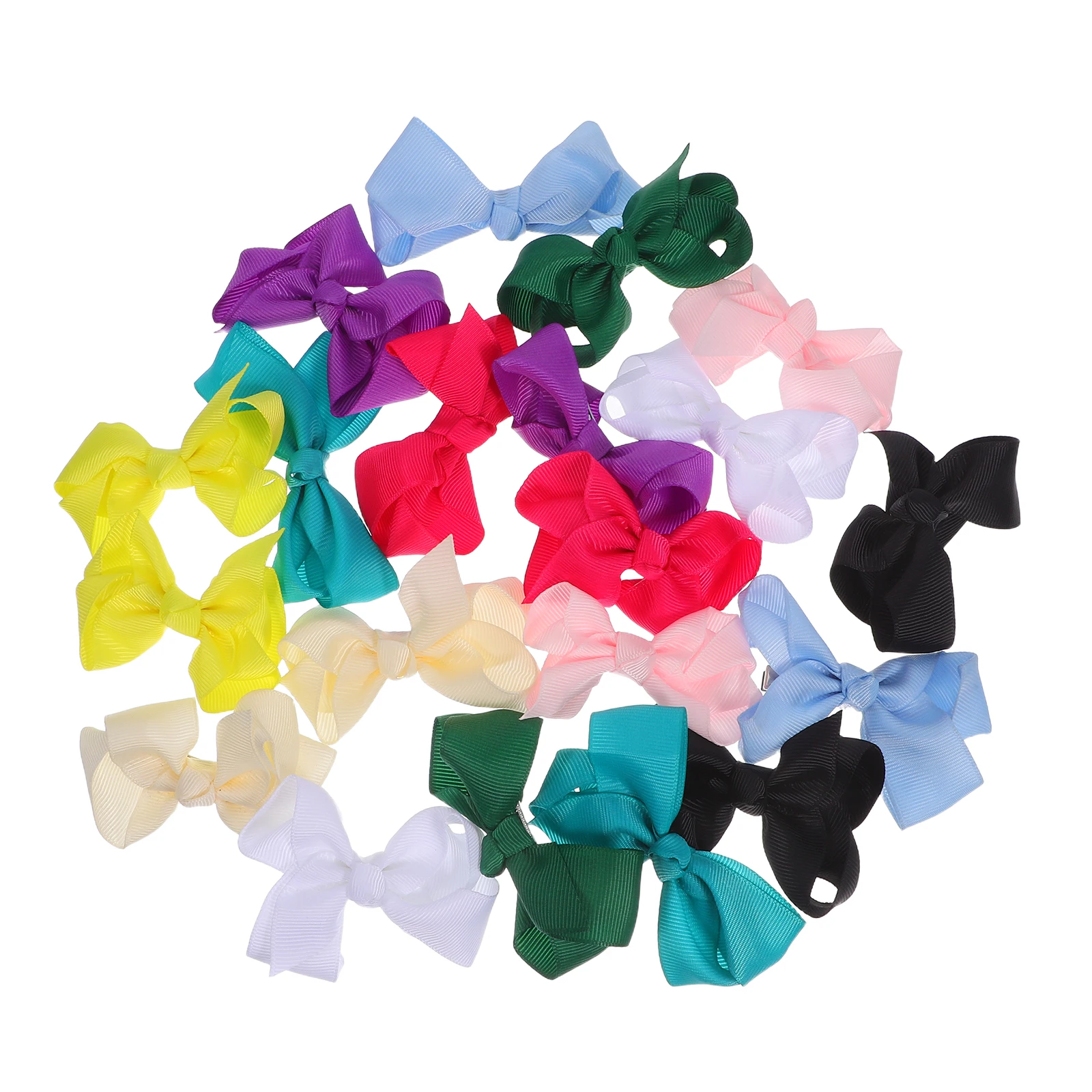 

10 Pairs 's Hairpin Bow Clips for Accessories Fabric