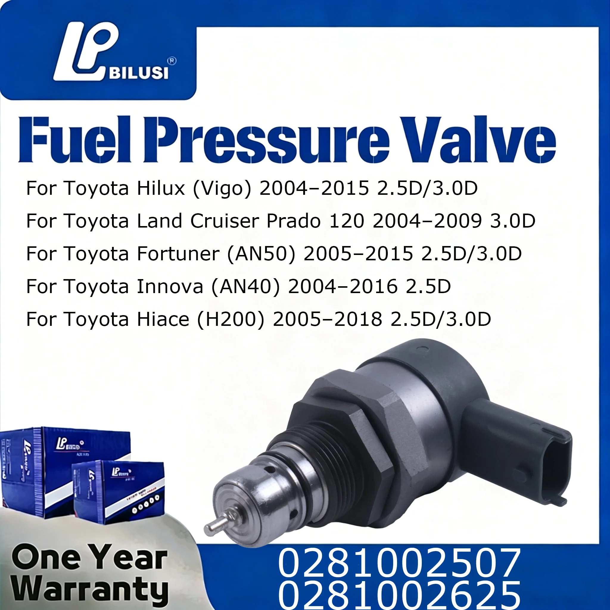 BILUSI 0281002507 0281002625 Pressure Control Valve 0281002829 55185570 31402-2A400 for Hyundai KIA Fiat 9S519C968AA 23280-0N010