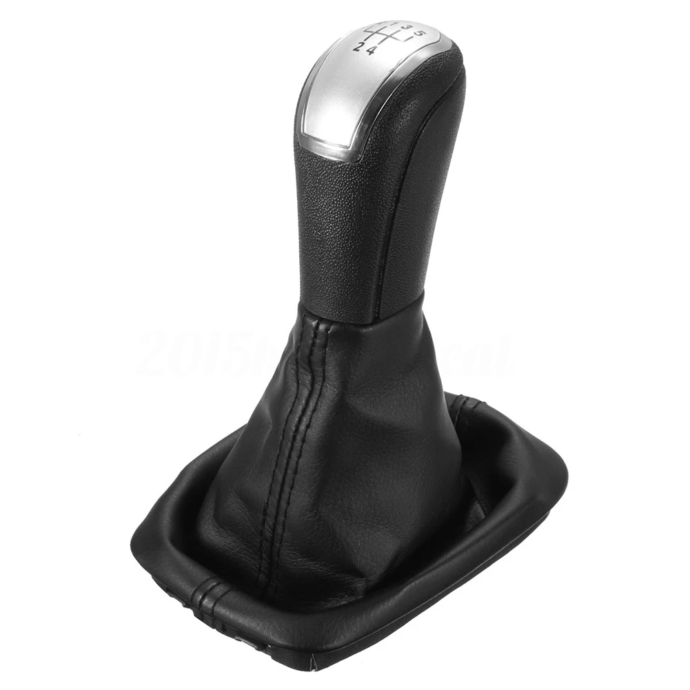 For SKODA FABIA I MK1 99-07 GEAR SHIFT STICK KNOB 5 SPEED BLACK 6Y0711113HJTZ