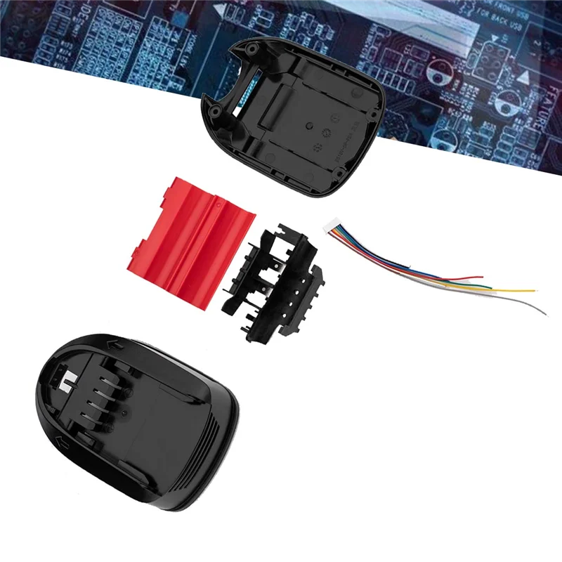 ABZZ-Battery Plastic Case For 18V PBA Old Model 5-Core Lithium Battery Protective Case Shell