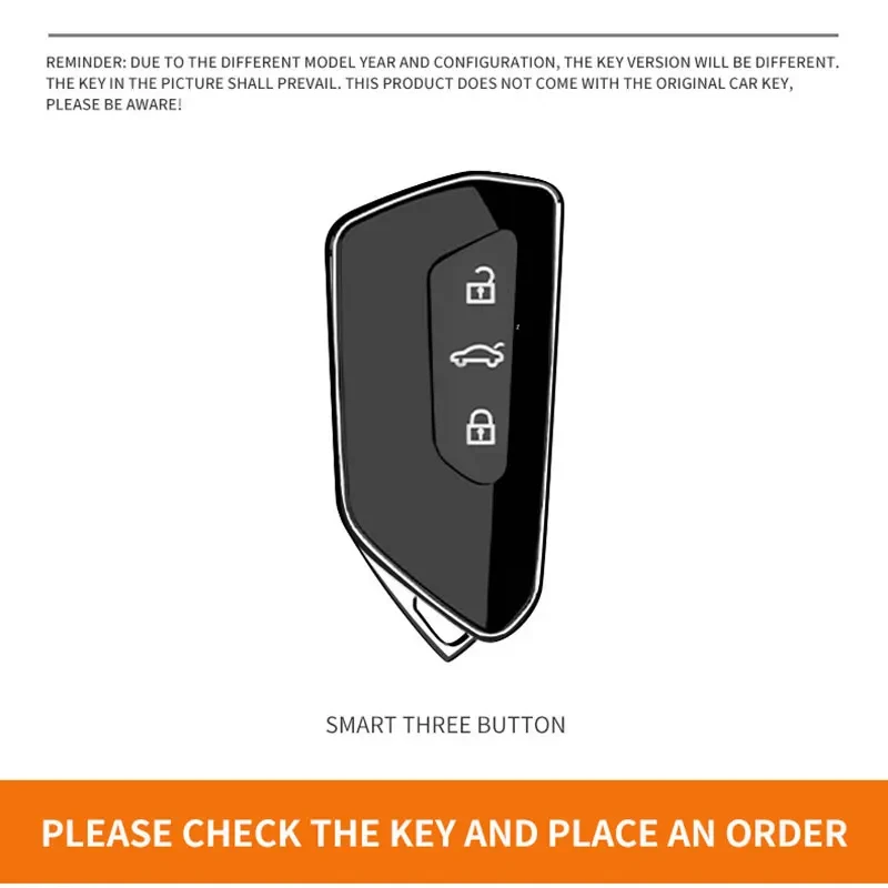 High Quality Leather Car Key Case Cover For Skoda Superb A7 Kodiaq Octavia A8 2021 Leather Shell Fob Holder Keyless Accessories