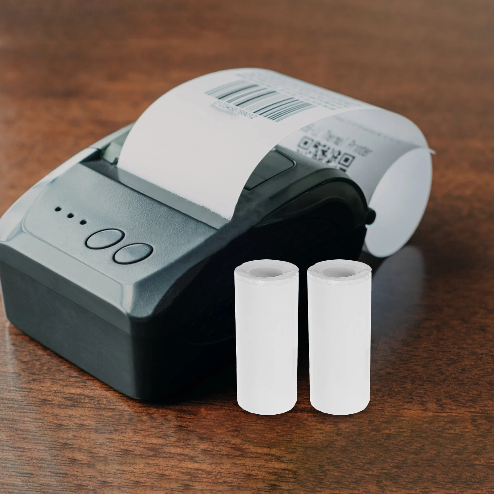 

5 Rolls Sticker Printer Labels for Thermal Printers Self Adhesive Stickers Mini Paper