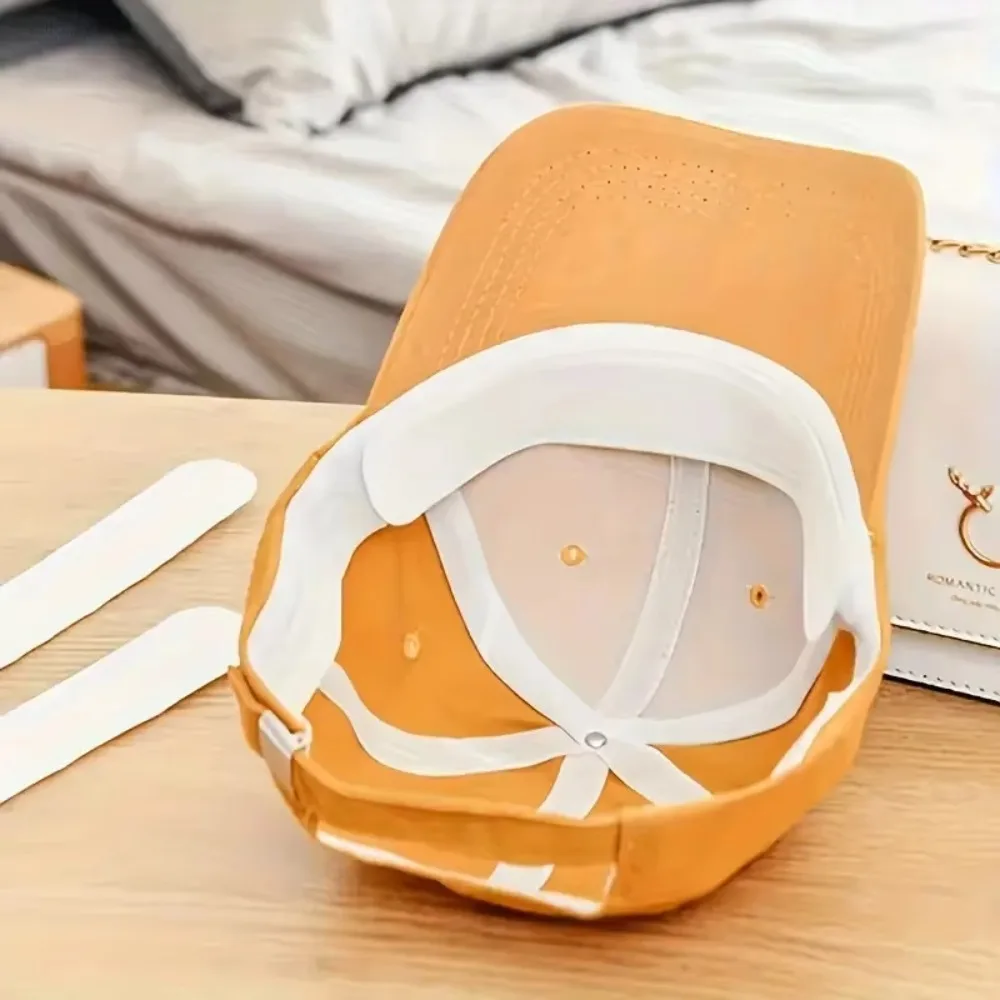 وسادة عرق قبعة من القماش يمكن التخلص منها فائقة الامتصاص وسادات بطانة ممتصة للعرق قابلة للتعديل وسادة ممتصة للتنفس ومضادة للأوساخ #3