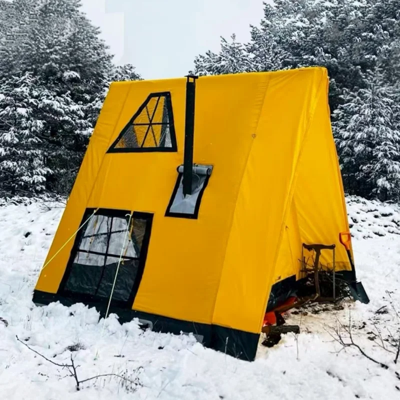 

Outdoor Camping Waterproof Inflatable Tent for Winter Warming