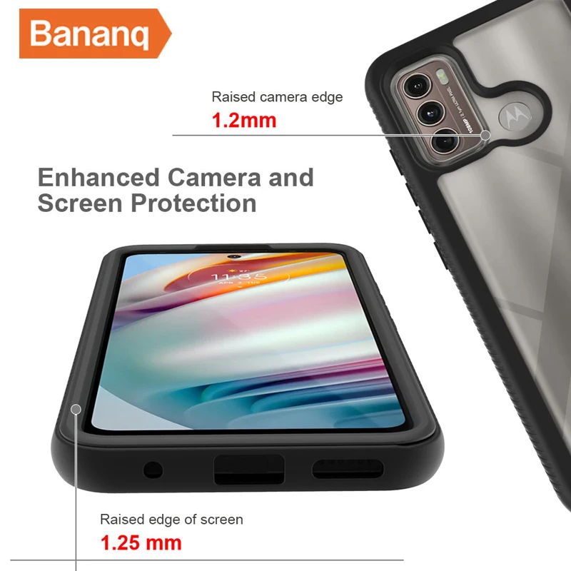 Bananq All Inclusive Case For Motorola G9 Plus Power G10 G20 G30 G60 G13 G14 G22 G23 G31 G32 G42 G52 G53 G54 G62 G82 G84 Cover