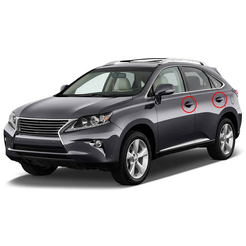 For LEXUS RX350 RX270 RX450h IS200t IS250 IS300 IS350 2010 - 2025 Gloss Black Carbon Door Handle Covers Car Stickers Accessories