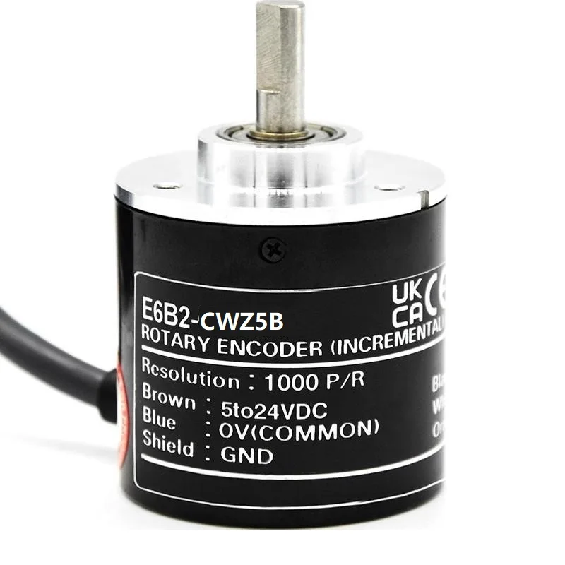 Incremental Optical Rotary Encoder E6B2-CWZ5B 10P/R~5000P/R, Available in Options of 10PR, 100PR, 1000PR, 2000PR, and 2500PR. E6