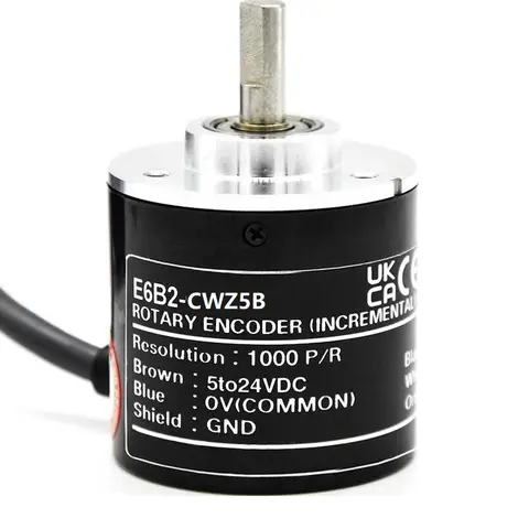 Incremental Optical Rotary Encoder E6B2-CWZ5B 10P/R~5000P/R 10PR 100PR 1000PR 2000PR 2500PR E6B2 CWZ5B PNP output DC12V-24V